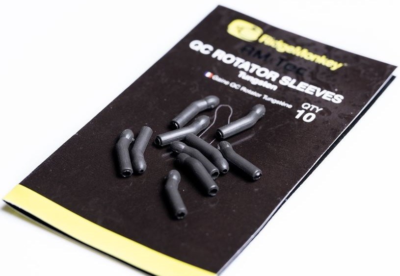 RidgeMonkey Převlek RM-Tec Quick Change Rotator Sleeves 10 ks Rock Bottom Tungsten